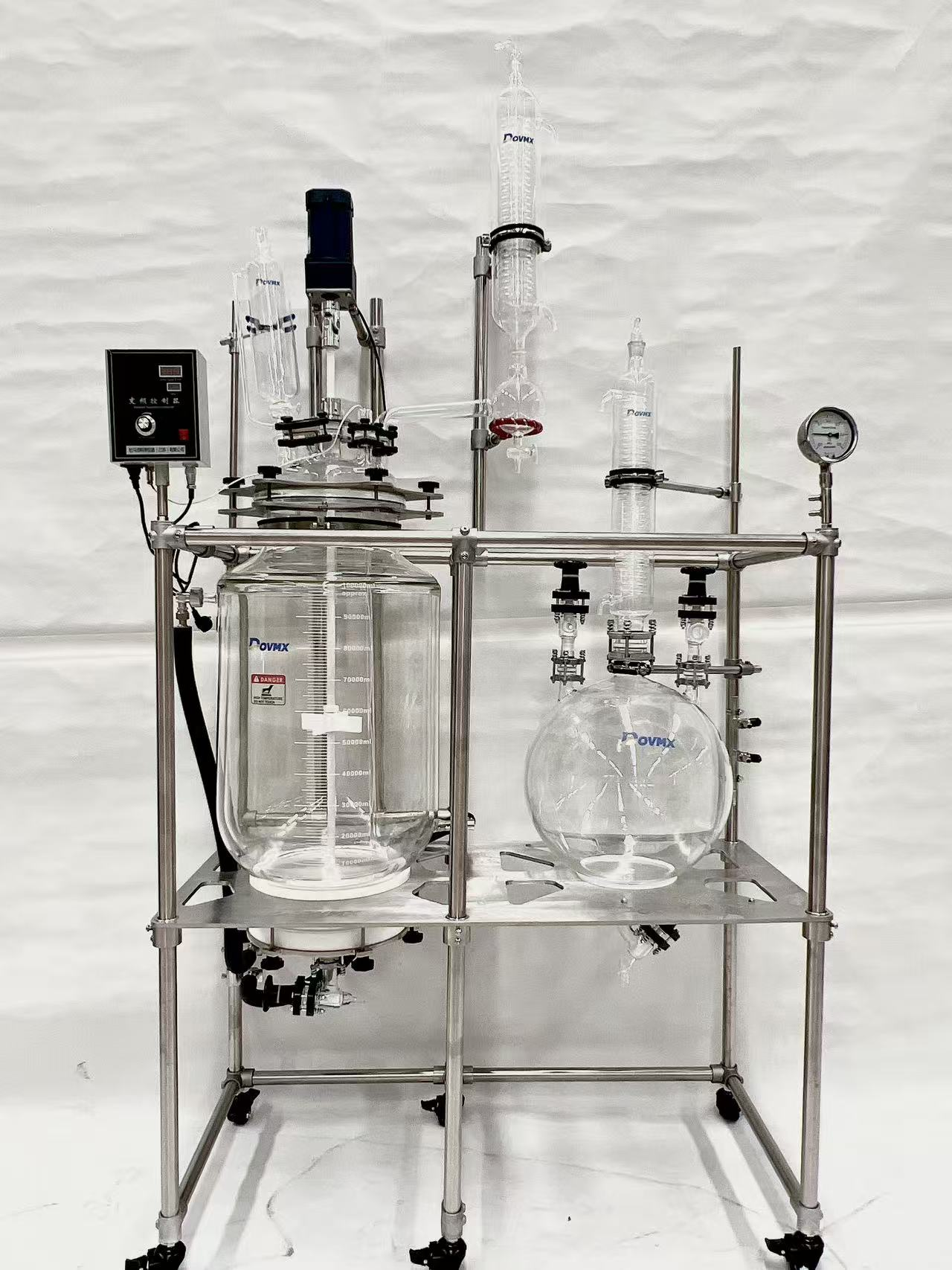 固相合成过滤结晶组合反应釜100L