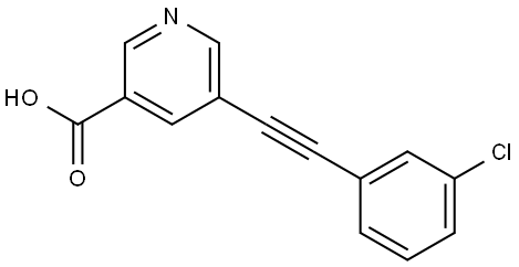 5-((3-氯苯基)乙炔基)吡啶-3-羧酸