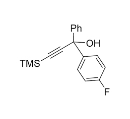 1-(4-fluorophenyl)-1-phenyl-3-(trimethylsilyl)prop-2-yn-1-ol