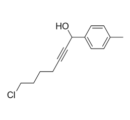 7-chloro-1-(p-tolyl)hept-2-yn-1-ol