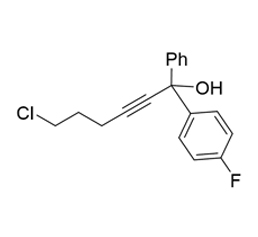 6-chloro-1-(4-fluorophenyl)-1-phenylhex-2-yn-1-ol