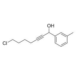 7-chloro-1-(m-tolyl)hept-2-yn-1-ol